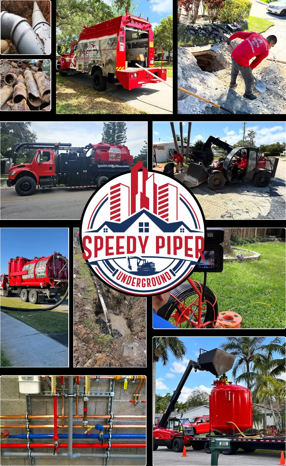 Sewer repair and sewer line repair work across South Florida